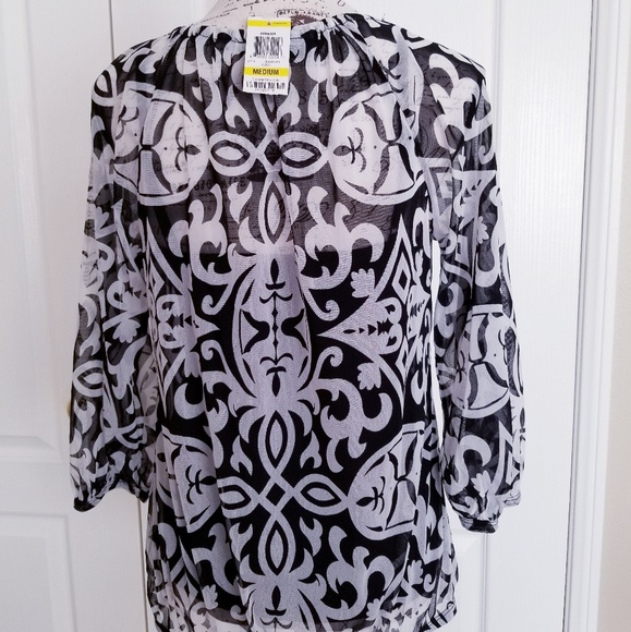 2 for $36 NWT INC Embellished Blouse - Picture 2 of 7